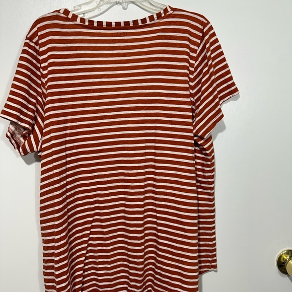 Torrid Women's Red Striped Top - Picture 2 of 3
